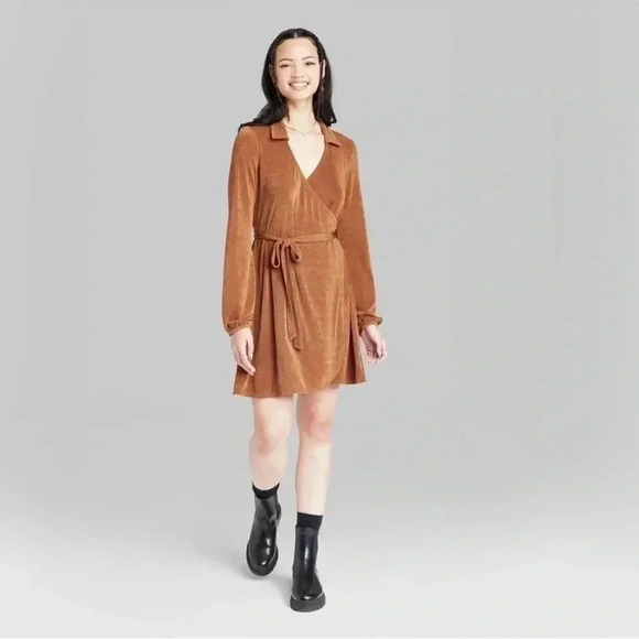 NWT Wild Fable Copper Dress - Picture 1 of 4